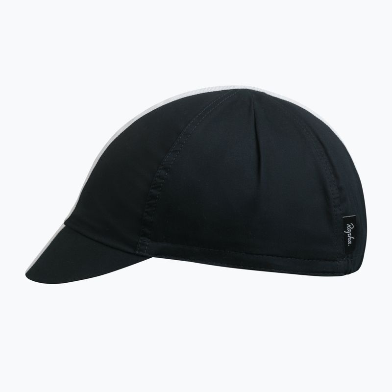 Cyklistická kšiltovka Rapha Cap II black/white 5