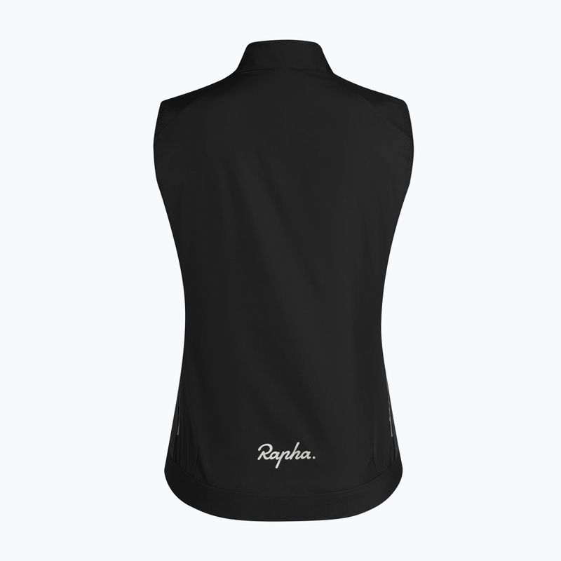 Dámská cyklistická vesta Rapha Core Gilet black/white 4