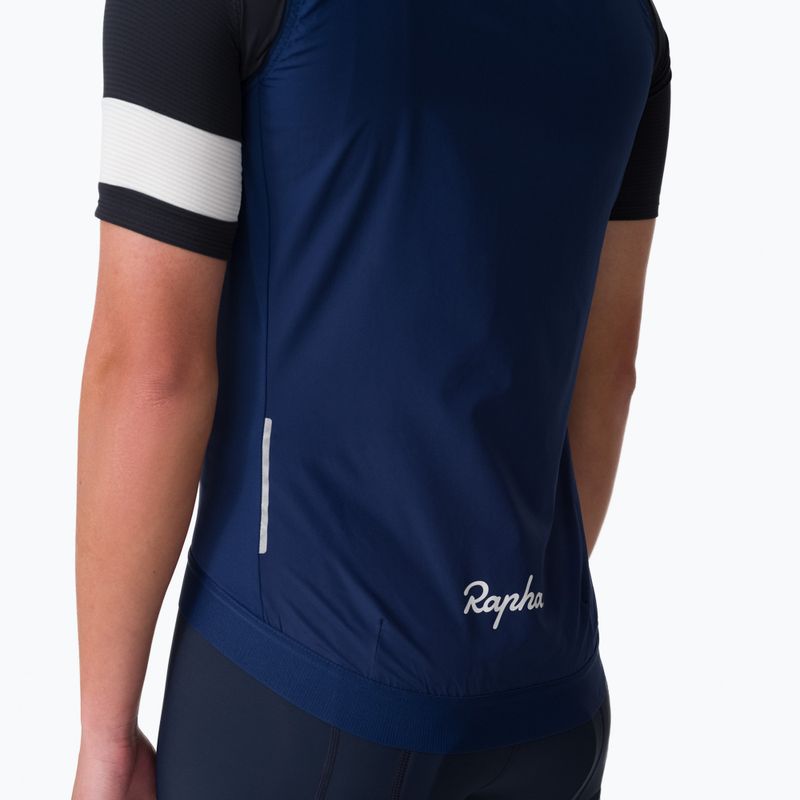 Pánská cyklistická vesta Rapha Core Gilet Navy/White 4