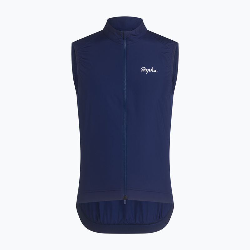 Pánská cyklistická vesta Rapha Core Gilet Navy/White 5