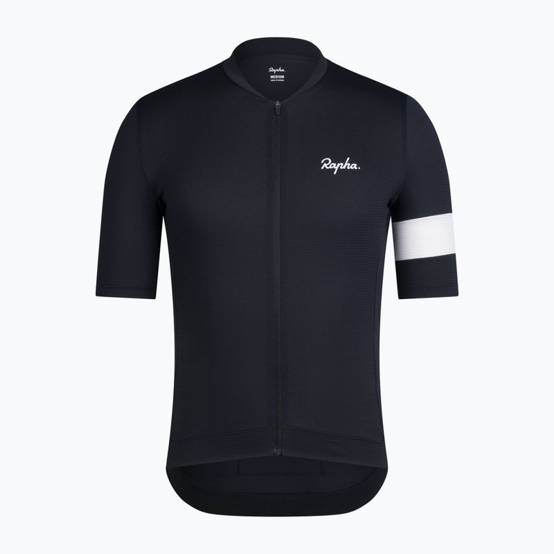 Pánské cyklistické tričko Rapha Core Lightweight Jersey black/white 5