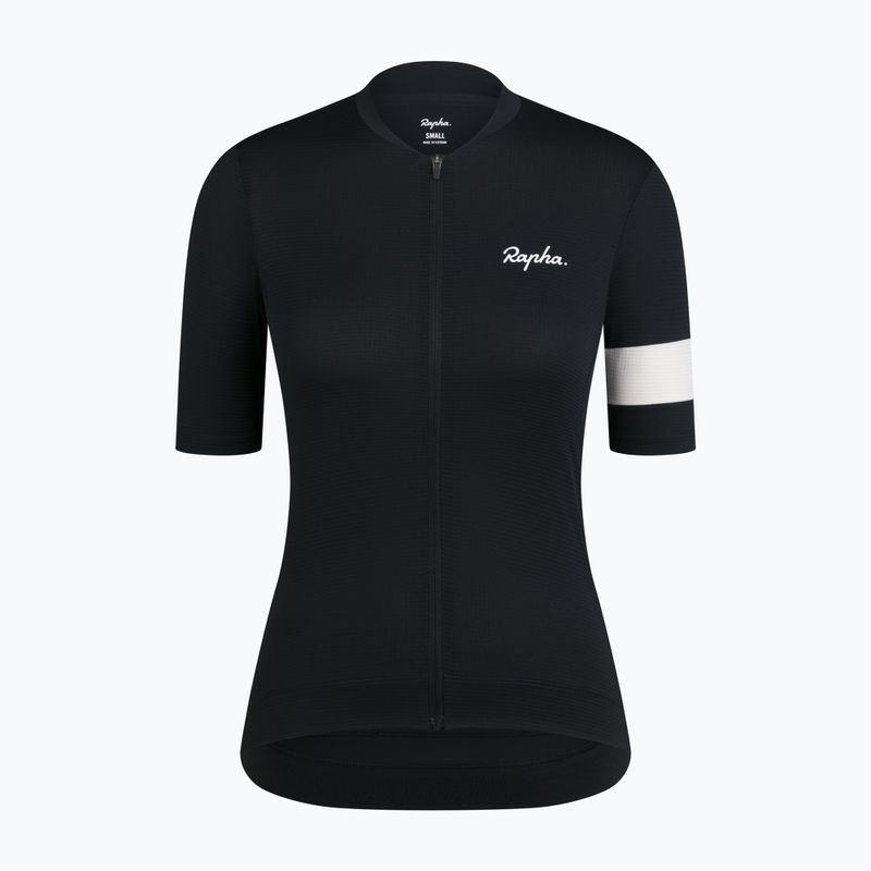Dámské cyklistické tričko Rapha Core Lightweight Jersey black/white 5