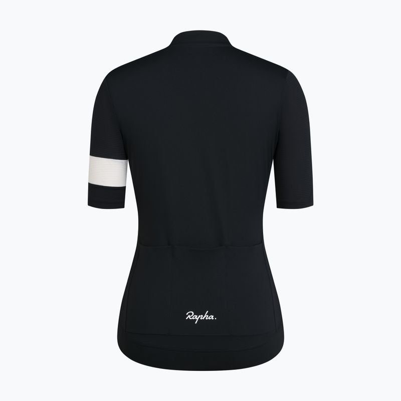 Dámské cyklistické tričko Rapha Core Lightweight Jersey black/white 6