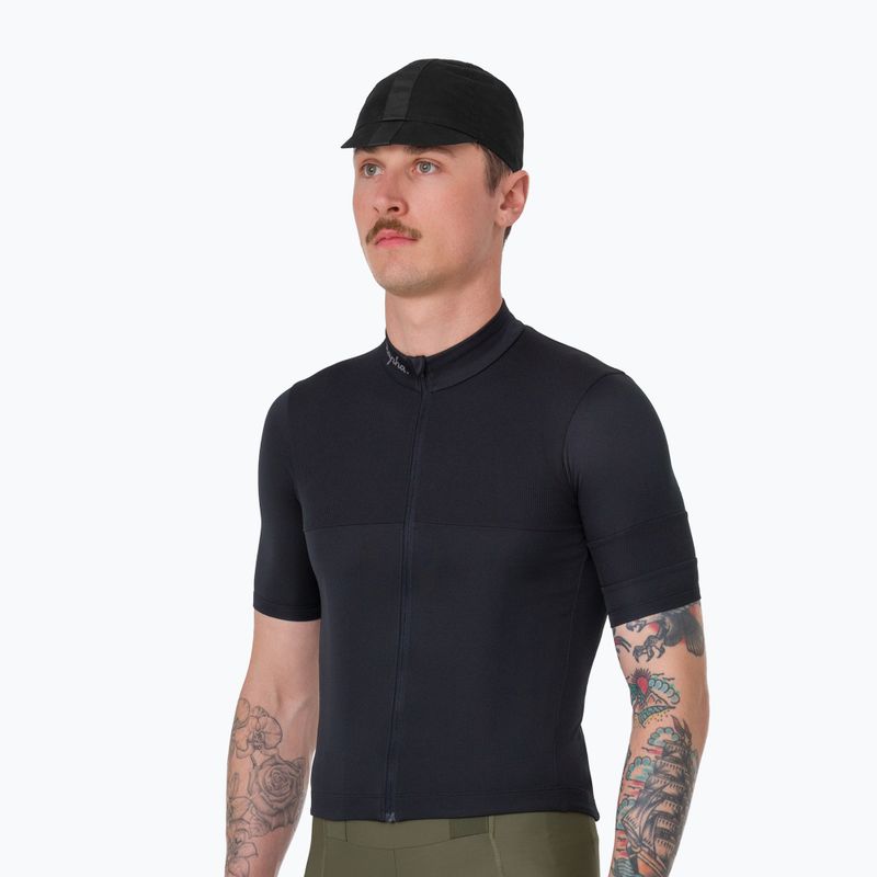 Pánské cyklistické tričko Rapha Brevet Element Jersey black/dark grey 2