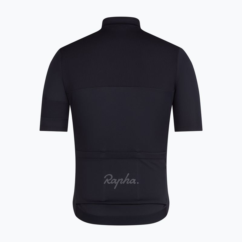 Pánské cyklistické tričko Rapha Brevet Element Jersey black/dark grey 6