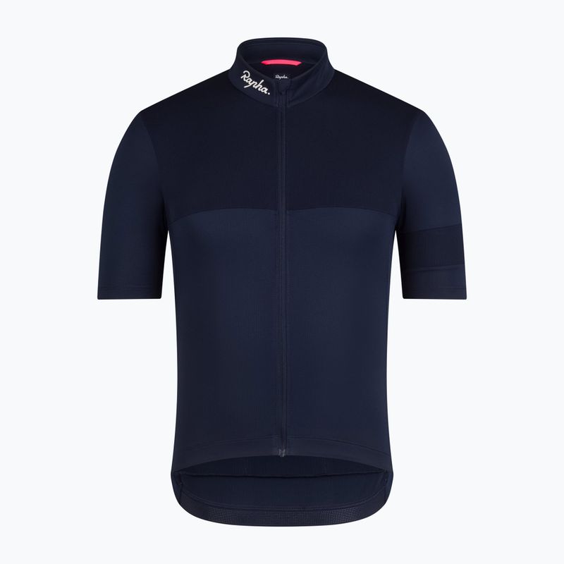 Pánské cyklistické tričko Rapha Brevet Element Jersey dark navy/white 5