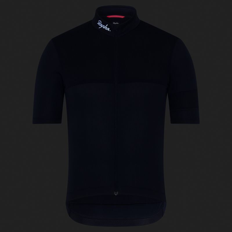 Pánské cyklistické tričko Rapha Brevet Element Jersey dark navy/white 7