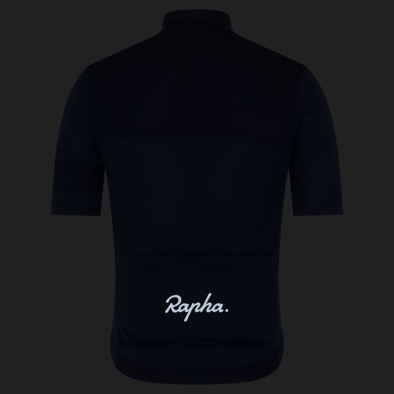 Pánské cyklistické tričko Rapha Brevet Element Jersey dark navy/white 8