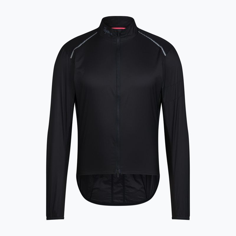 Pánská cyklistická bunda Rapha Brevet Element Wind Jacket black/grey 5