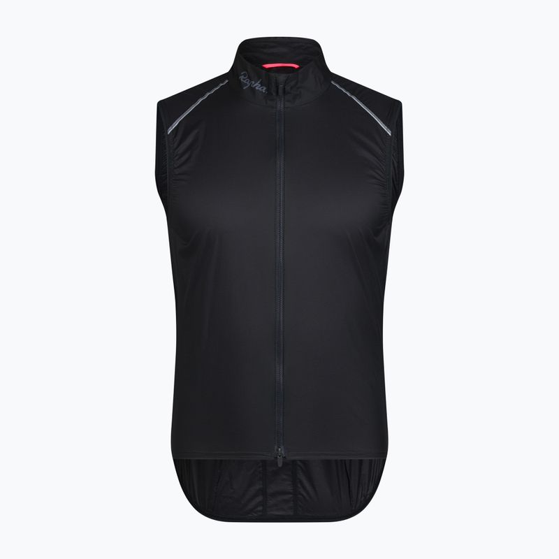 Pánská cyklistická vesta Rapha Brevet Element Wind Gilet black/grey 5