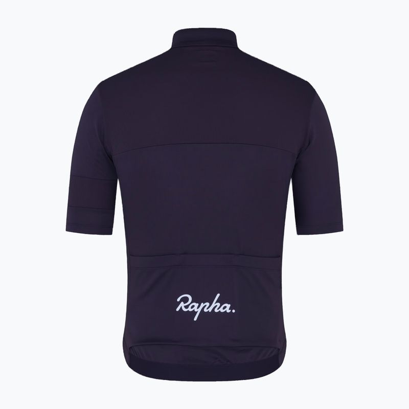 Pánské cyklistické tričko Rapha Brevet Element Jersey dusted lilac/black 2