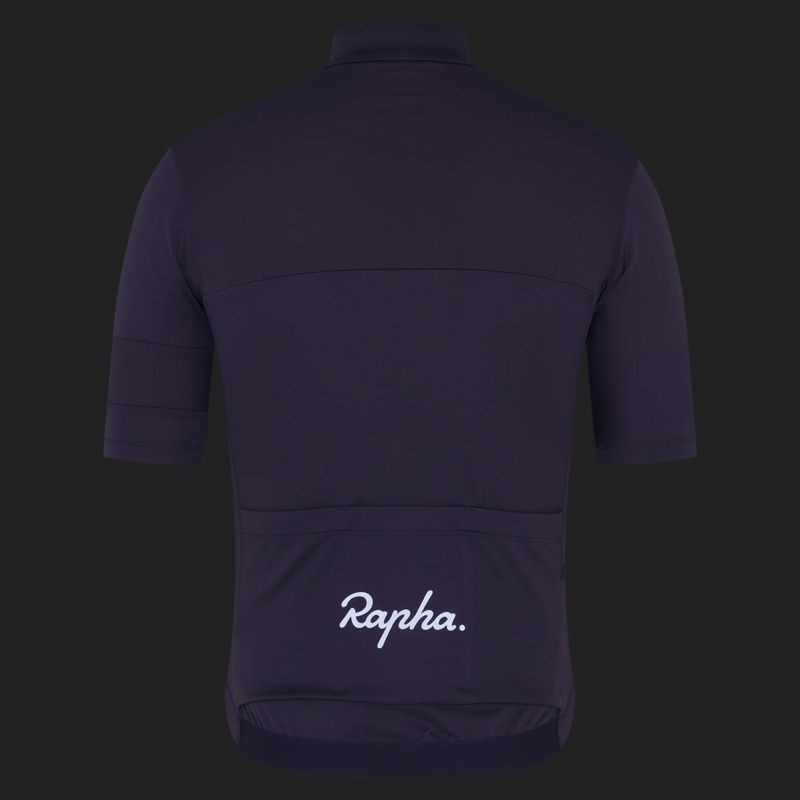 Pánské cyklistické tričko Rapha Brevet Element Jersey dusted lilac/black 4