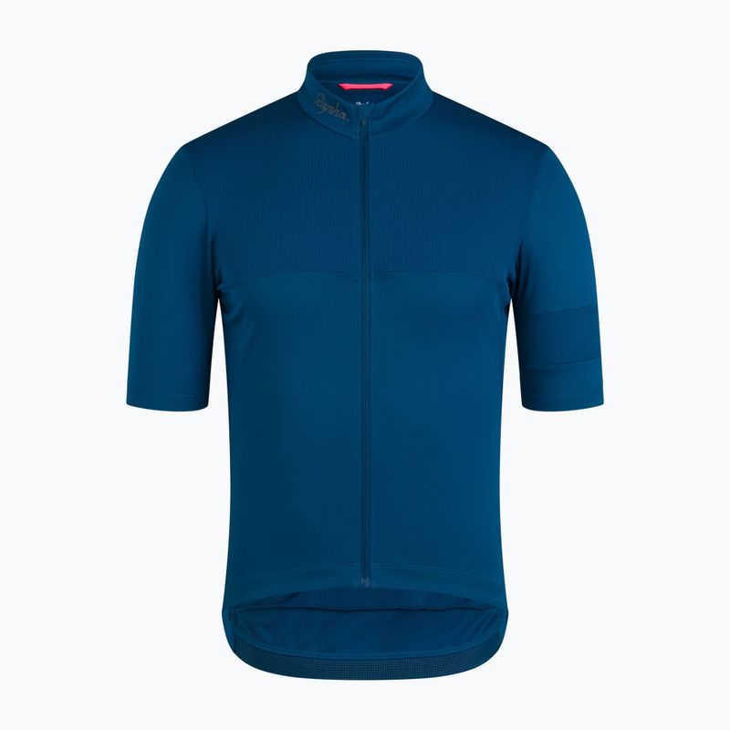 Pánské cyklistické tričko Rapha Brevet Element Jersey jewelled blue/navy