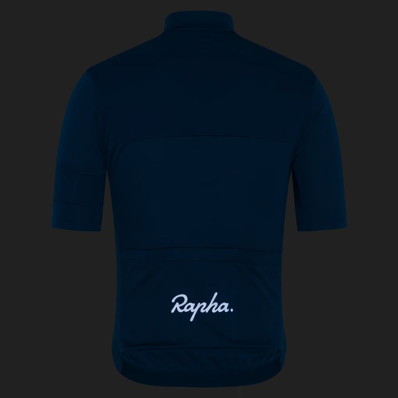 Pánské cyklistické tričko Rapha Brevet Element Jersey jewelled blue/navy 4