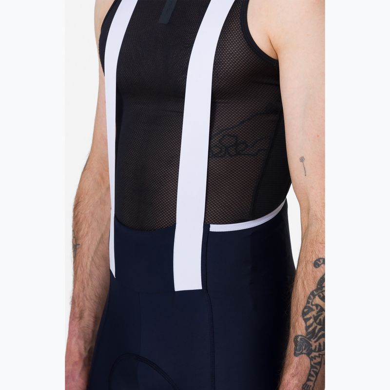 Pánské cyklistické šortky Rapha Brevet Element Cargo Bib Shorts dark navy/white 3
