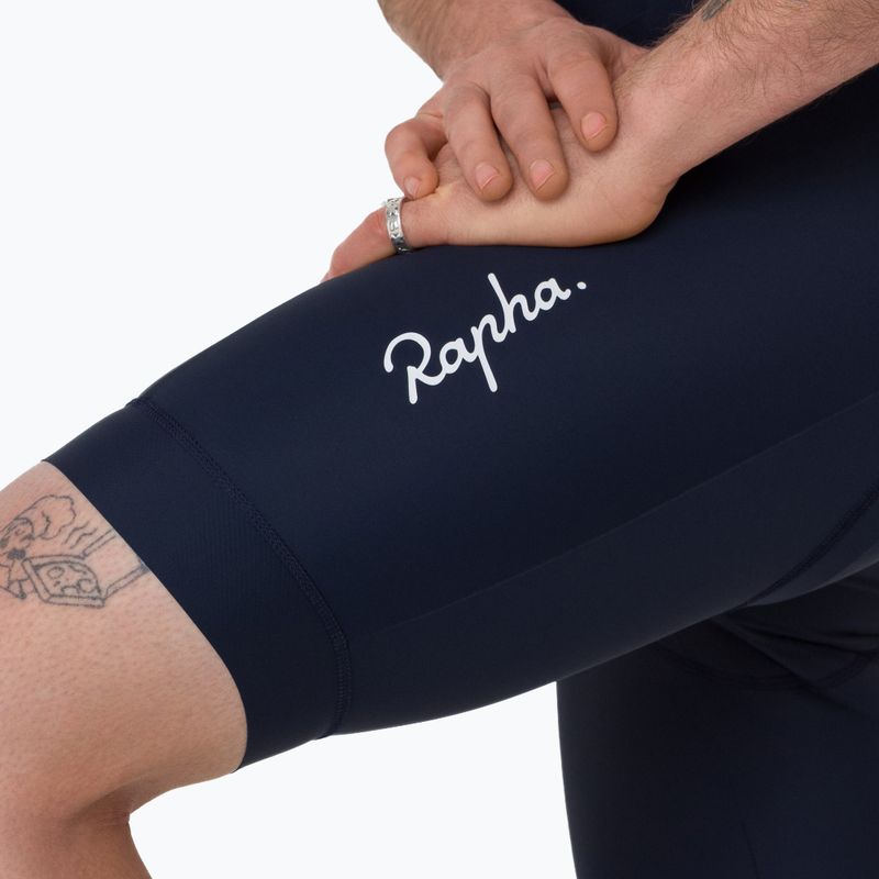 Pánské cyklistické šortky Rapha Core Bib Shorts dark navy/white 4
