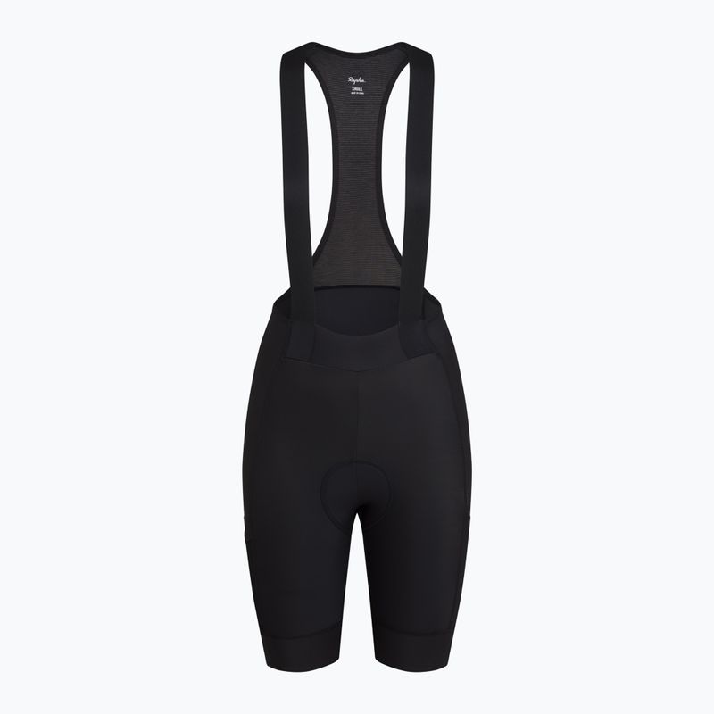 Dámské cyklistické šortky Rapha Brevet Element Cargo Bib Shorts black/white
