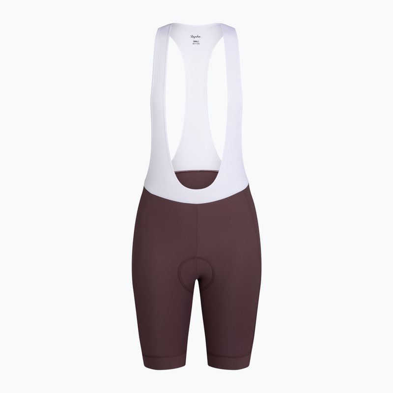 Dámské cyklistické šortky Rapha Core Bib Shorts huckleberry/white 5