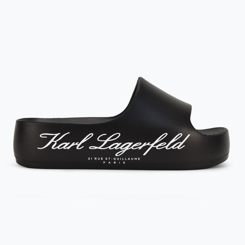 Dámské nazouváky   KARL LAGERFELD Kobo II Hotel Logo black eco eva