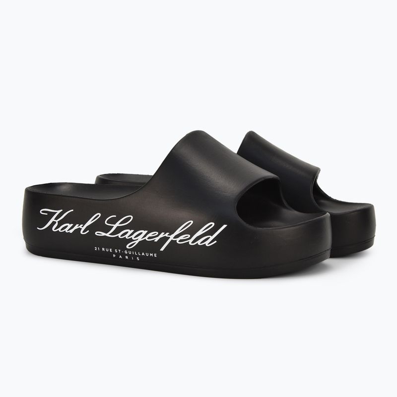 Dámské nazouváky   KARL LAGERFELD Kobo II Hotel Logo black eco eva 2