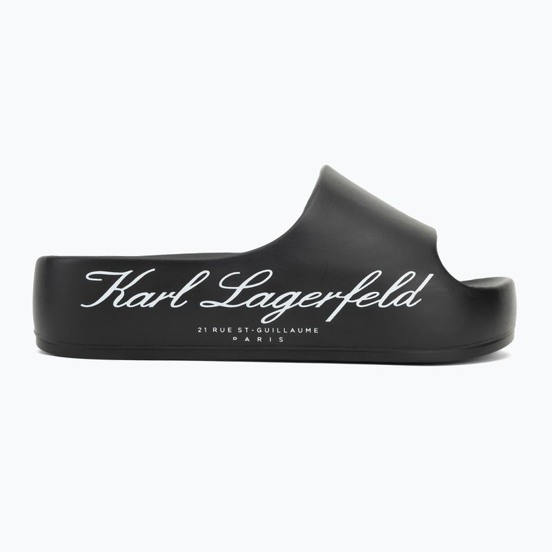 Dámské nazouváky   KARL LAGERFELD Kobo II Hotel Logo black eco eva 2