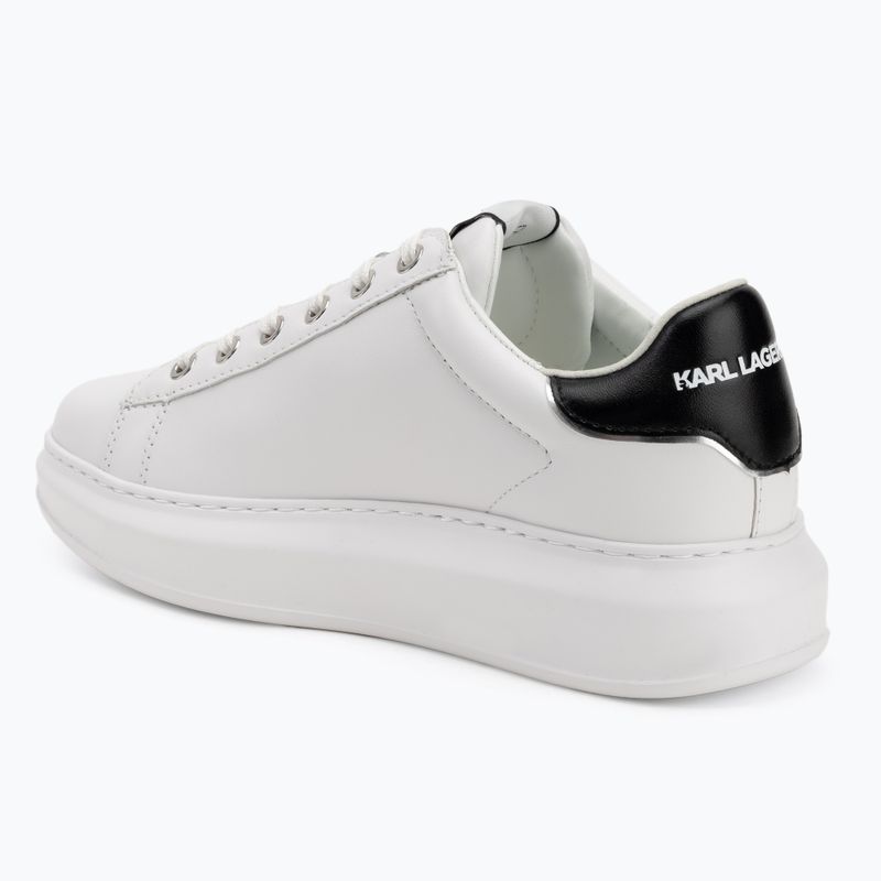 Dámské boty KARL LAGERFELD Kapri Nft Lo Lace white leather 3