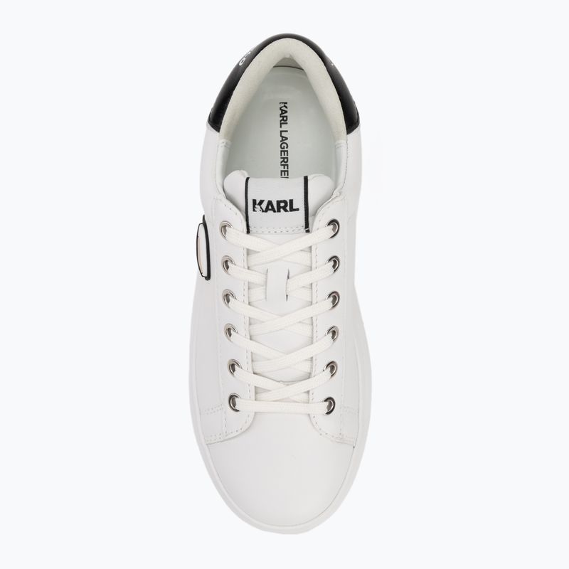 Dámské boty KARL LAGERFELD Kapri Nft Lo Lace white leather 5