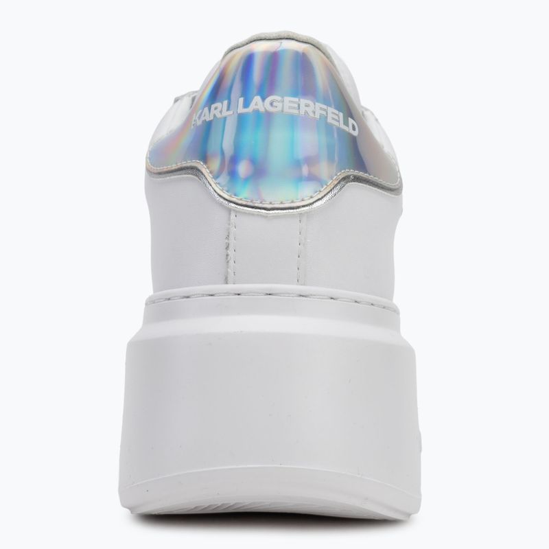 Dámské boty KARL LAGERFELD Anakapri Signia white leather w/silver 6