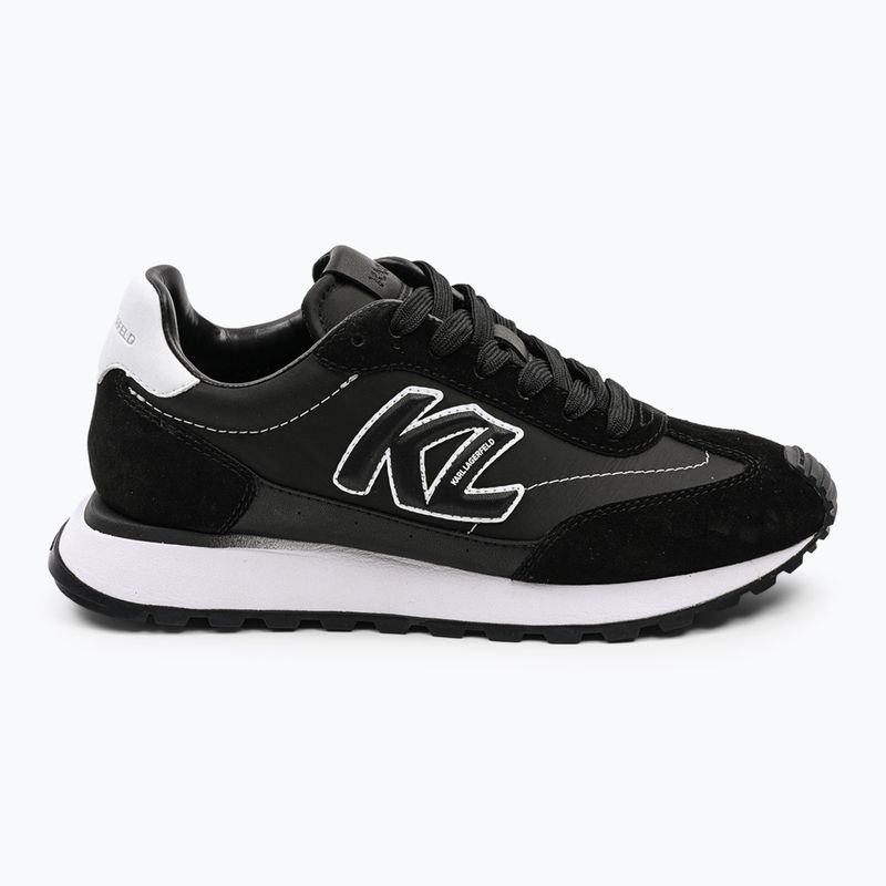 Dámské boty KARL LAGERFELD Kairo Kl Sidetrim black leather/textille