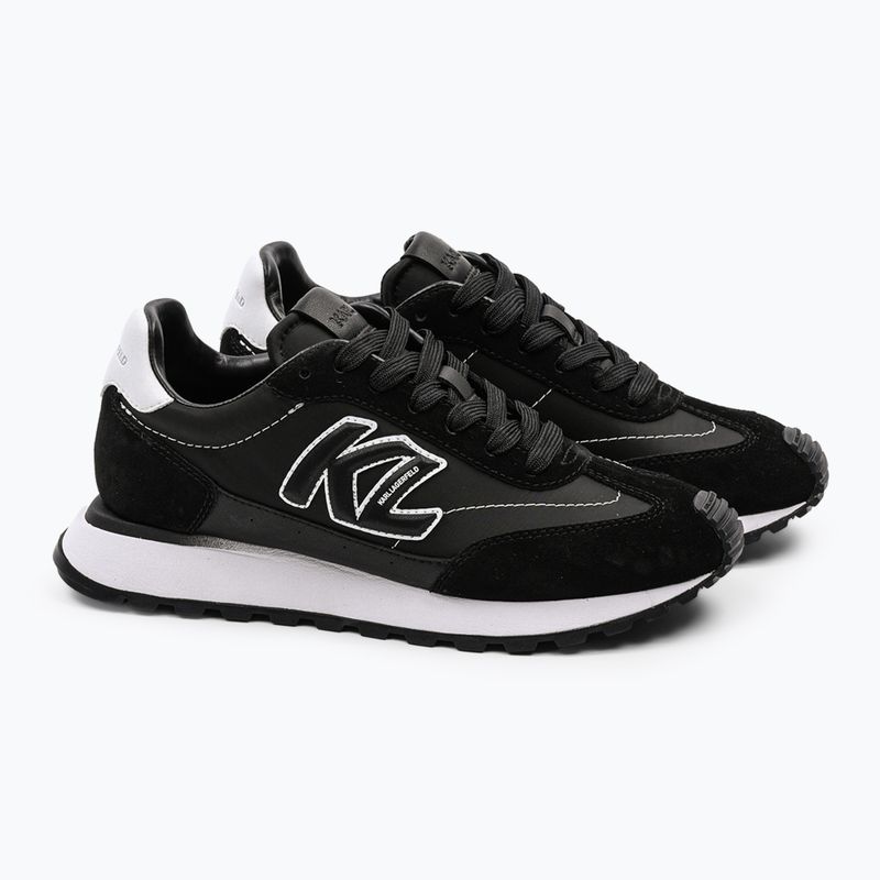Dámské boty KARL LAGERFELD Kairo Kl Sidetrim black leather/textille 2