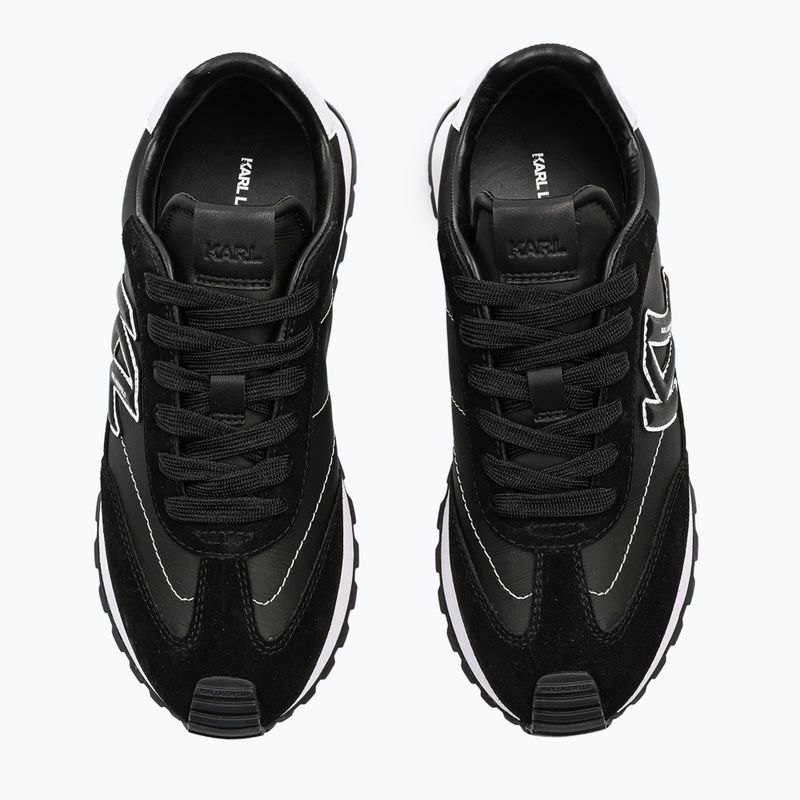 Dámské boty KARL LAGERFELD Kairo Kl Sidetrim black leather/textille 4