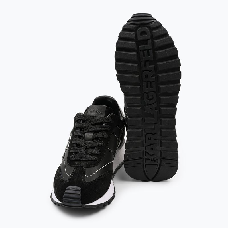 Dámské boty KARL LAGERFELD Kairo Kl Sidetrim black leather/textille 5