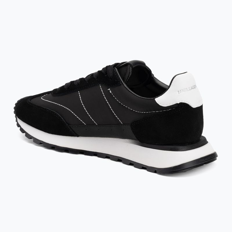 Dámské boty KARL LAGERFELD Kairo Kl Sidetrim black leather/textille 3
