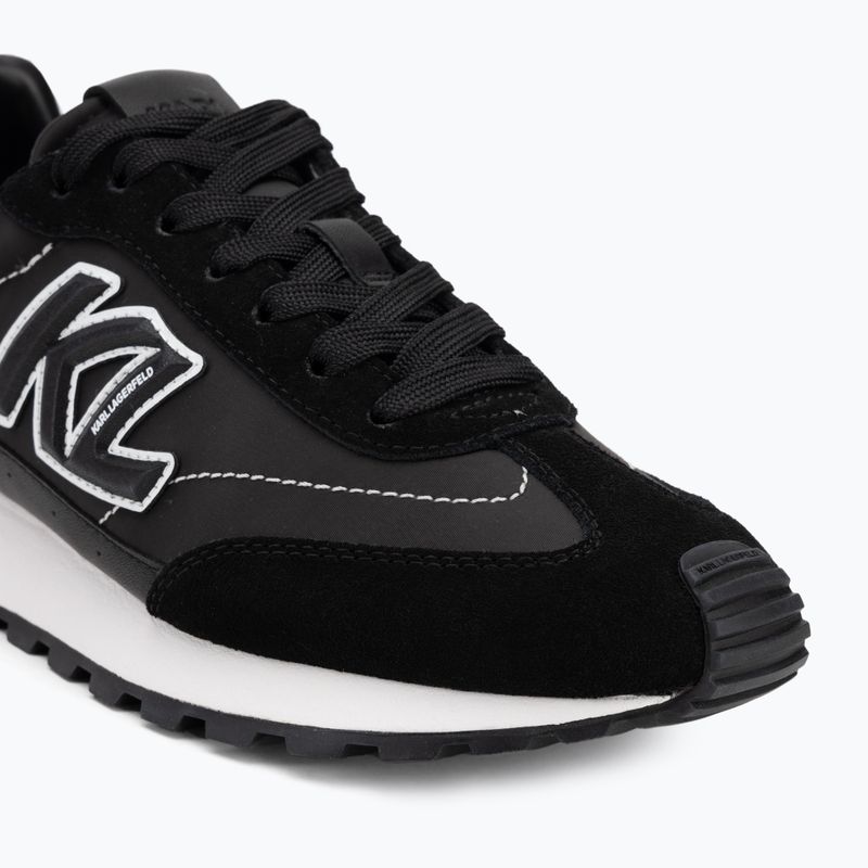 Dámské boty KARL LAGERFELD Kairo Kl Sidetrim black leather/textille 7