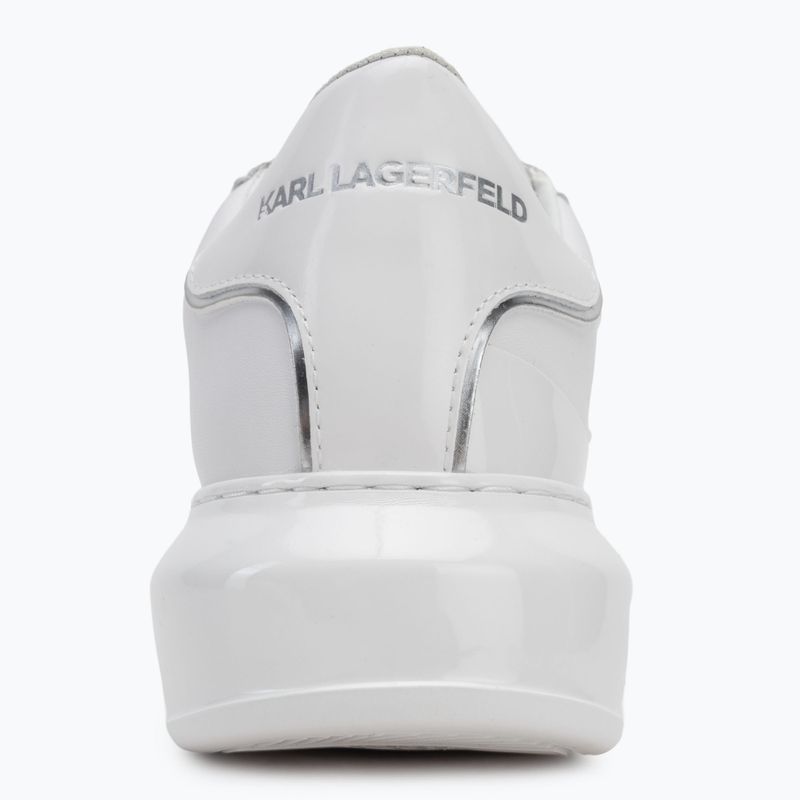 Dámské boty KARL LAGERFELD Kapri Signia Shine white leather/mono 6