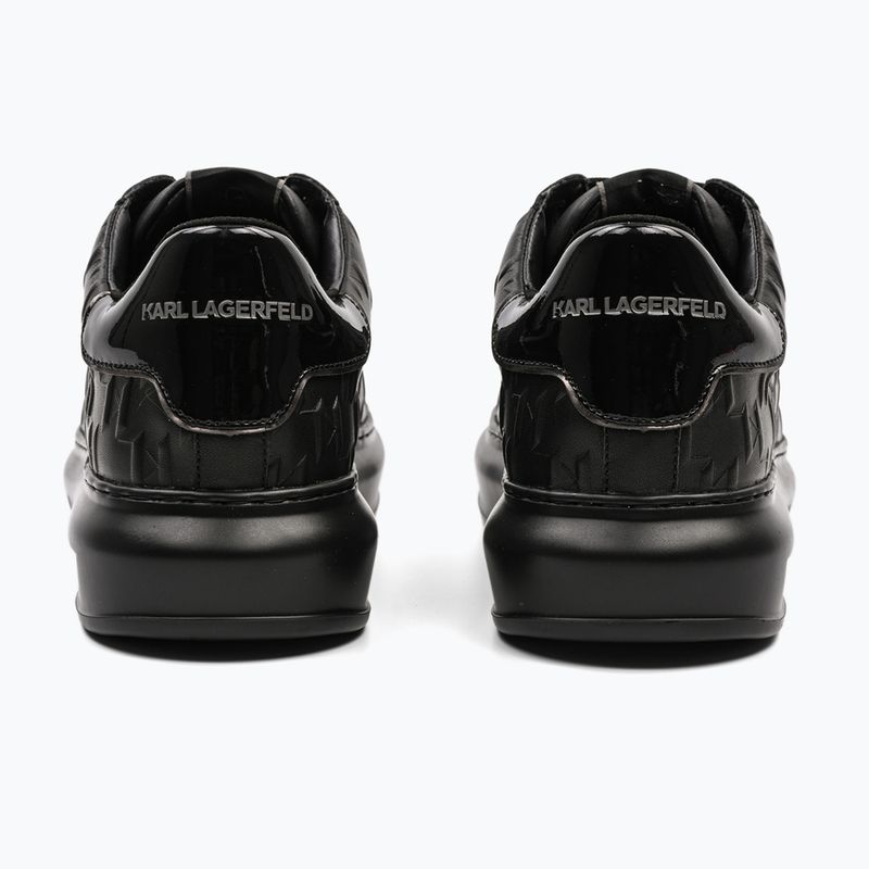 Pánské boty KARL LAGERFELD Kapri Monogram Emboss black leather/mono 2