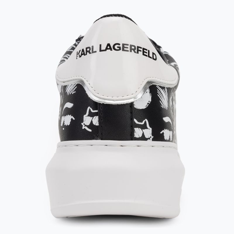 Dámské boty  KARL LAGERFELD Kapri Twin Nft Graffiti black/white leather 6