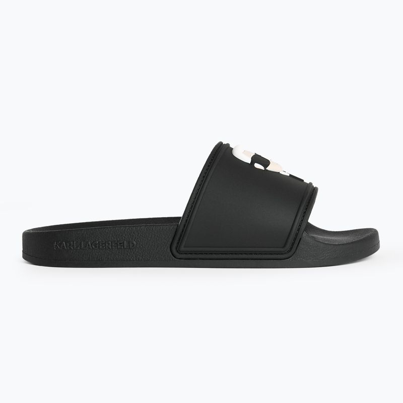 Dámské nazouváky   KARL LAGERFELD Kondo 2.0 NFT black rubber