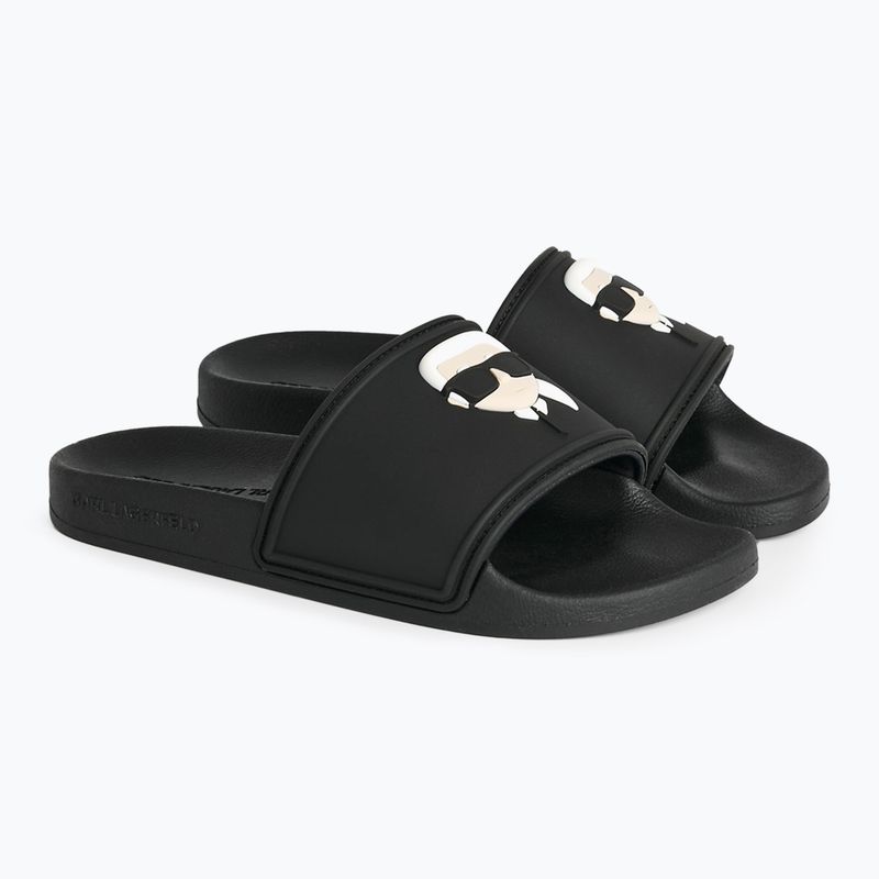 Dámské nazouváky   KARL LAGERFELD Kondo 2.0 NFT black rubber 2