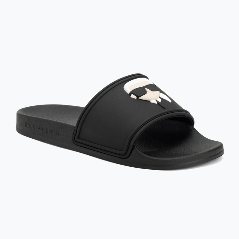 Dámské nazouváky   KARL LAGERFELD Kondo 2.0 NFT black rubber