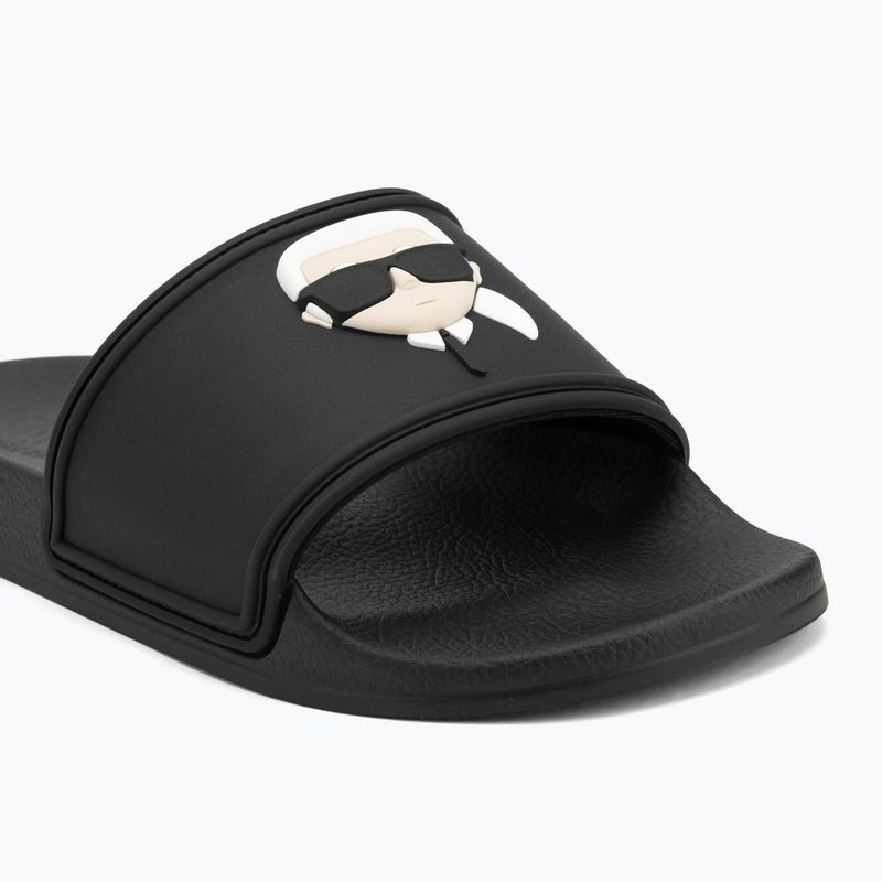 Dámské nazouváky   KARL LAGERFELD Kondo 2.0 NFT black rubber 7