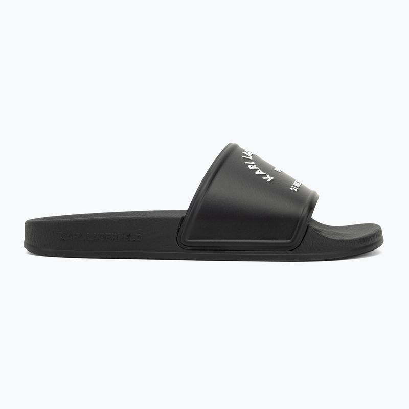 Dámské nazouváky KARL LAGERFELD Kondo 2.0 Maison black rubber 2