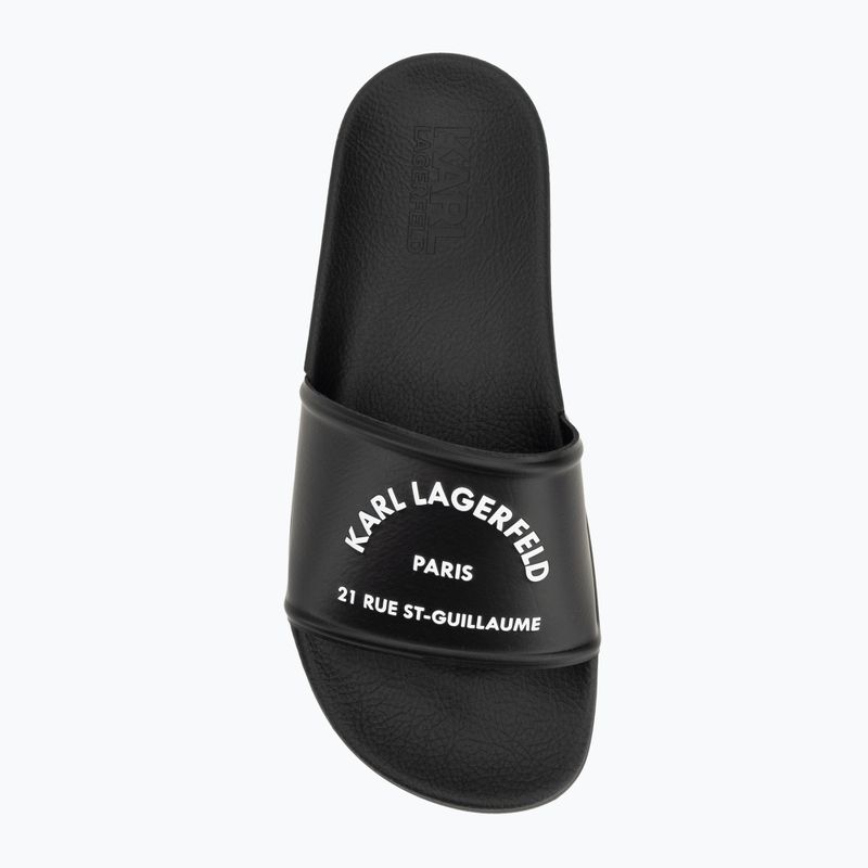 Dámské nazouváky KARL LAGERFELD Kondo 2.0 Maison black rubber 5