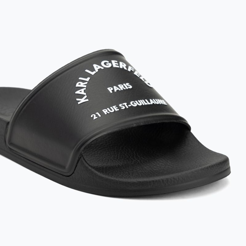 Dámské nazouváky KARL LAGERFELD Kondo 2.0 Maison black rubber 7