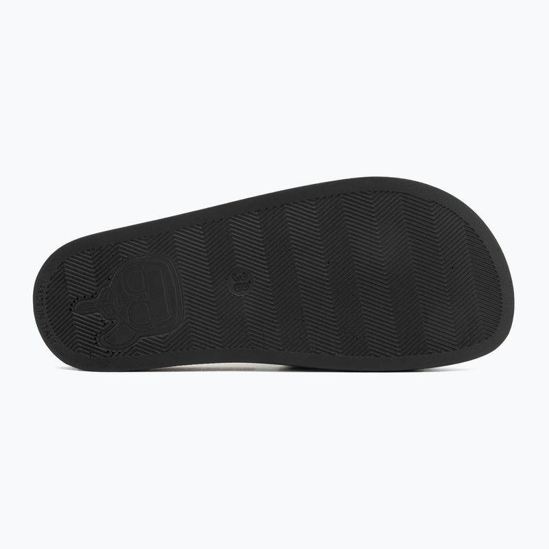 Dámské nazouváky   KARL LAGERFELD Kondo 2.0 Signia black rubber 4
