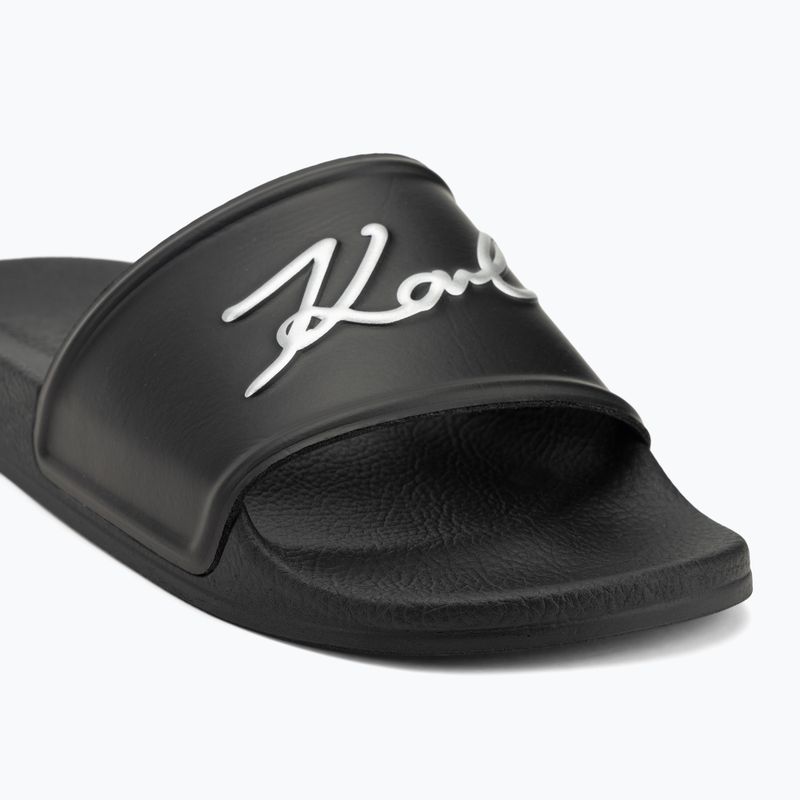 Dámské nazouváky   KARL LAGERFELD Kondo 2.0 Signia black rubber 7