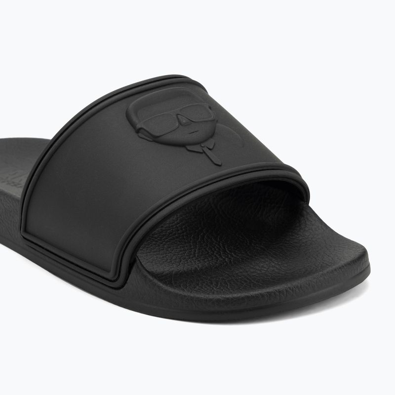 Dámské nazouváky   KARL LAGERFELD Kondo 2.0 NFT Relief black rubber 7