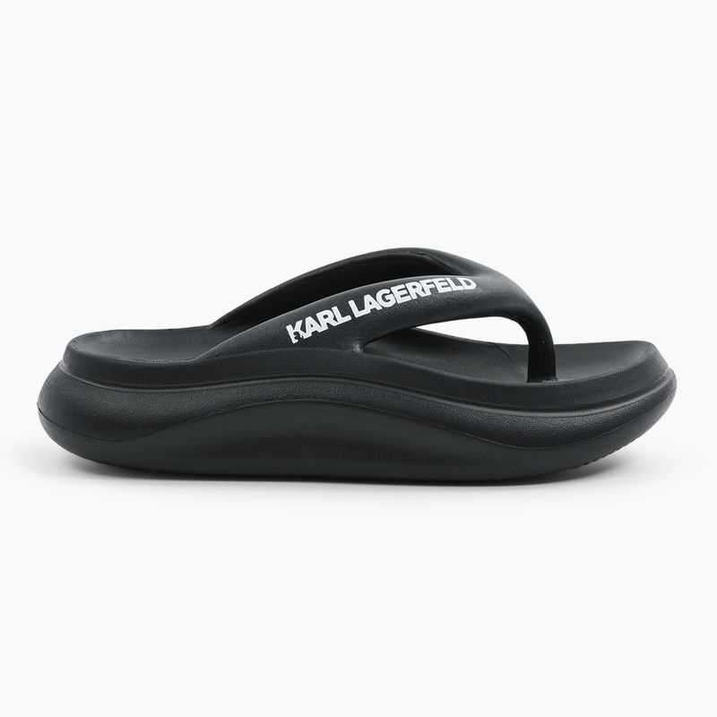 Dámské žabky KARL LAGERFELD Skoona II Hotel Thong black rubber
