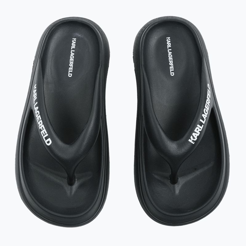 Dámské žabky KARL LAGERFELD Skoona II Hotel Thong black rubber 4
