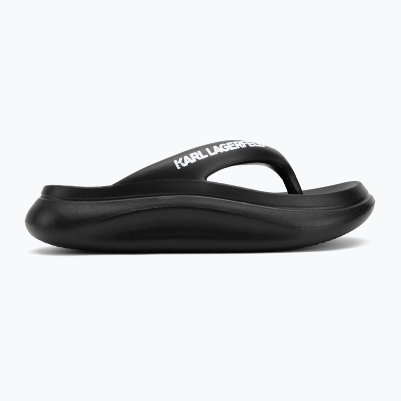 Dámské žabky KARL LAGERFELD Skoona II Hotel Thong black rubber 2